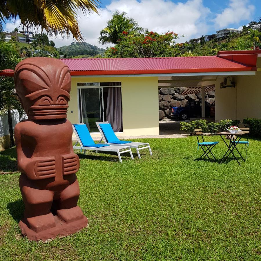 普纳奥亚Le Tiki Rouge别墅 外观 照片